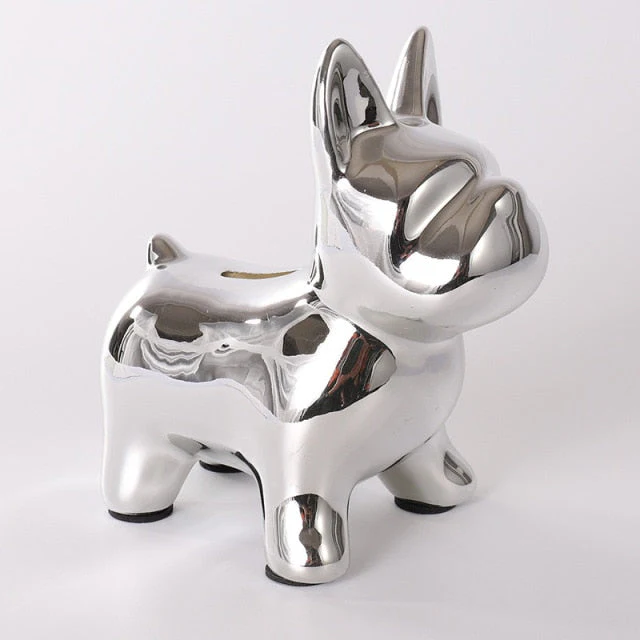 Nordic Ceramic Bulldog Piggy Bank - Image 12