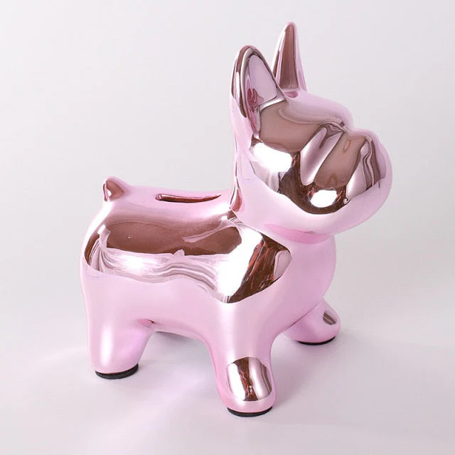 Nordic Ceramic Bulldog Piggy Bank - Image 14