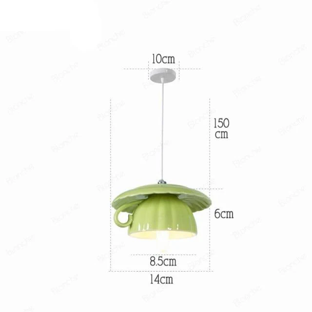 Nordic Ceramic Tea Cup Light - Image 14