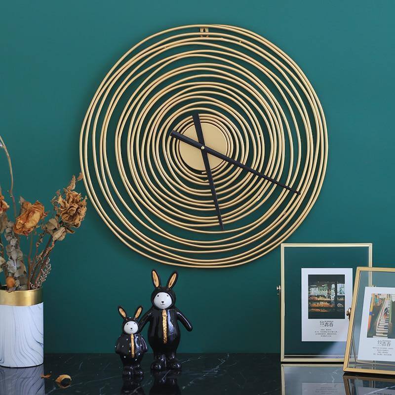 Nordic Minimalist Iron Wall Clock - Image 5
