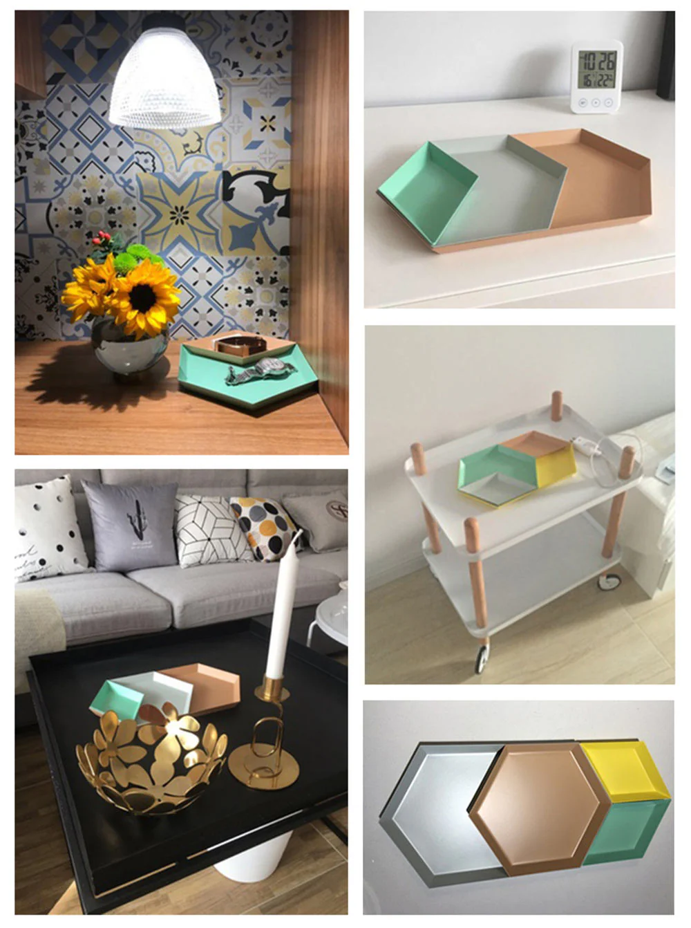 Nordic Style Geometric Tray - Image 9