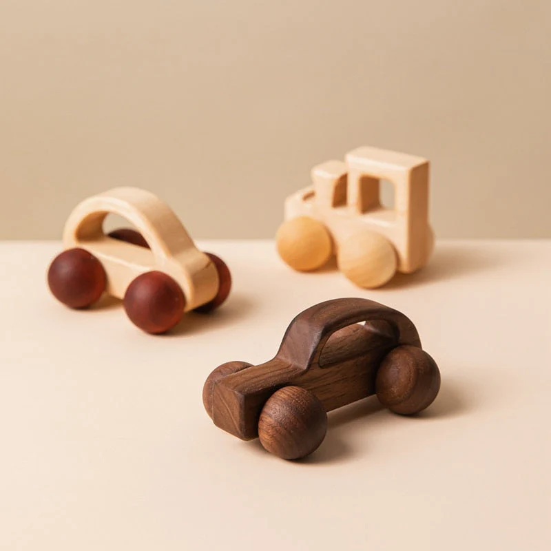 Nordic Style Minimal Wooden Car - Image 2