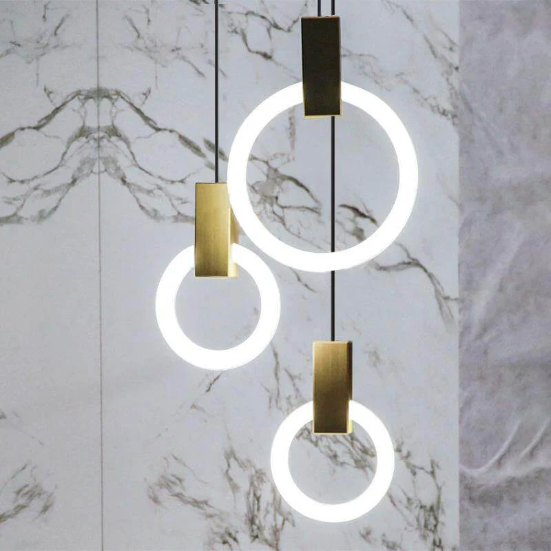 Nordic Style Ring Creative Lamp - Image 4