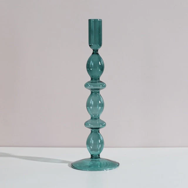 Nordic Stylish Bubble Glass Candle Holder - Image 23