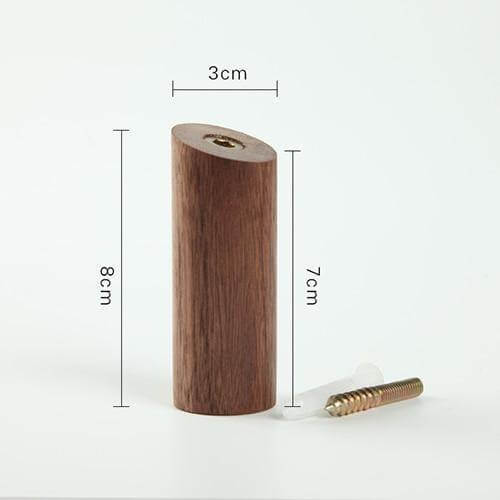 Nordic Wooden Easy Wall-Mounted Clothes Hanger - Image 17