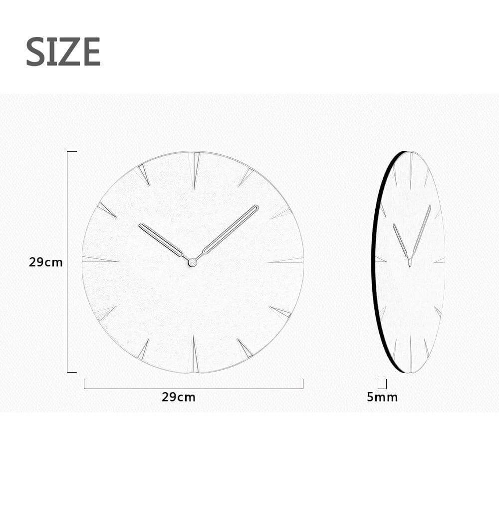 Novel Grey Life Wooden Wall Clock - Image 5