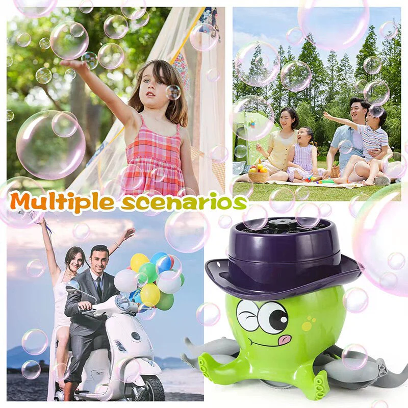 Octopus Automatic Bubble Blower Machine Toy - Image 9
