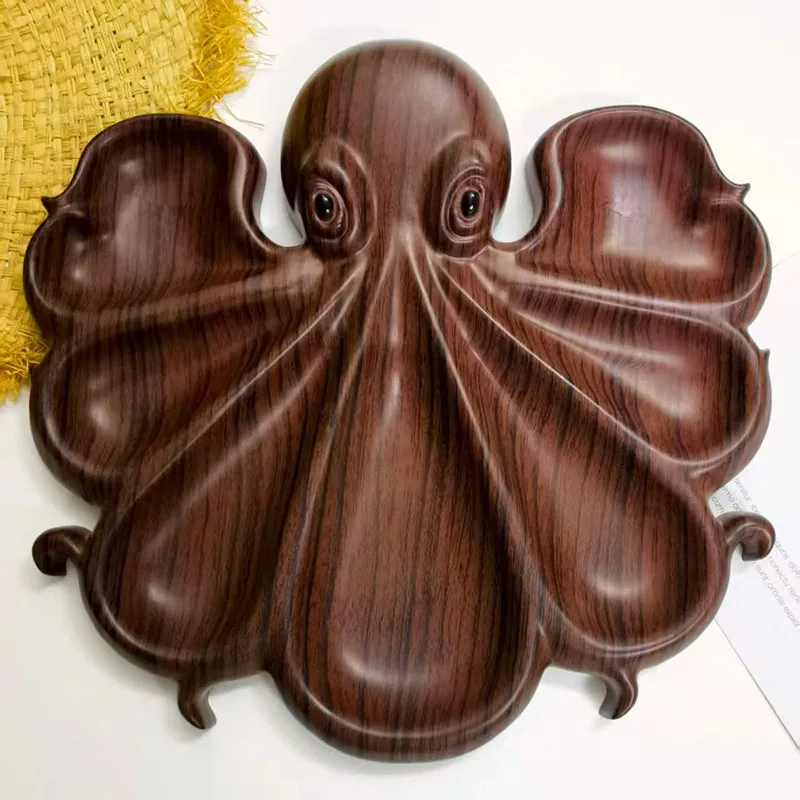 Octopus Shape Wooden Serving Board - Image 6