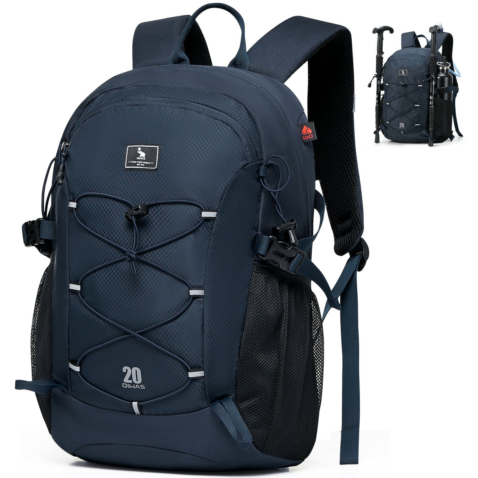 OIWAS 20L Lightweight Outdoor Hiking Backpack - Image 6