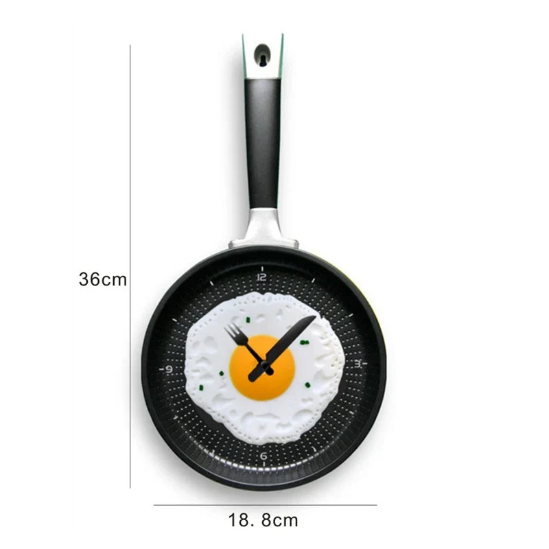 Omelette Pot-Shaped Wall Clock - Image 6