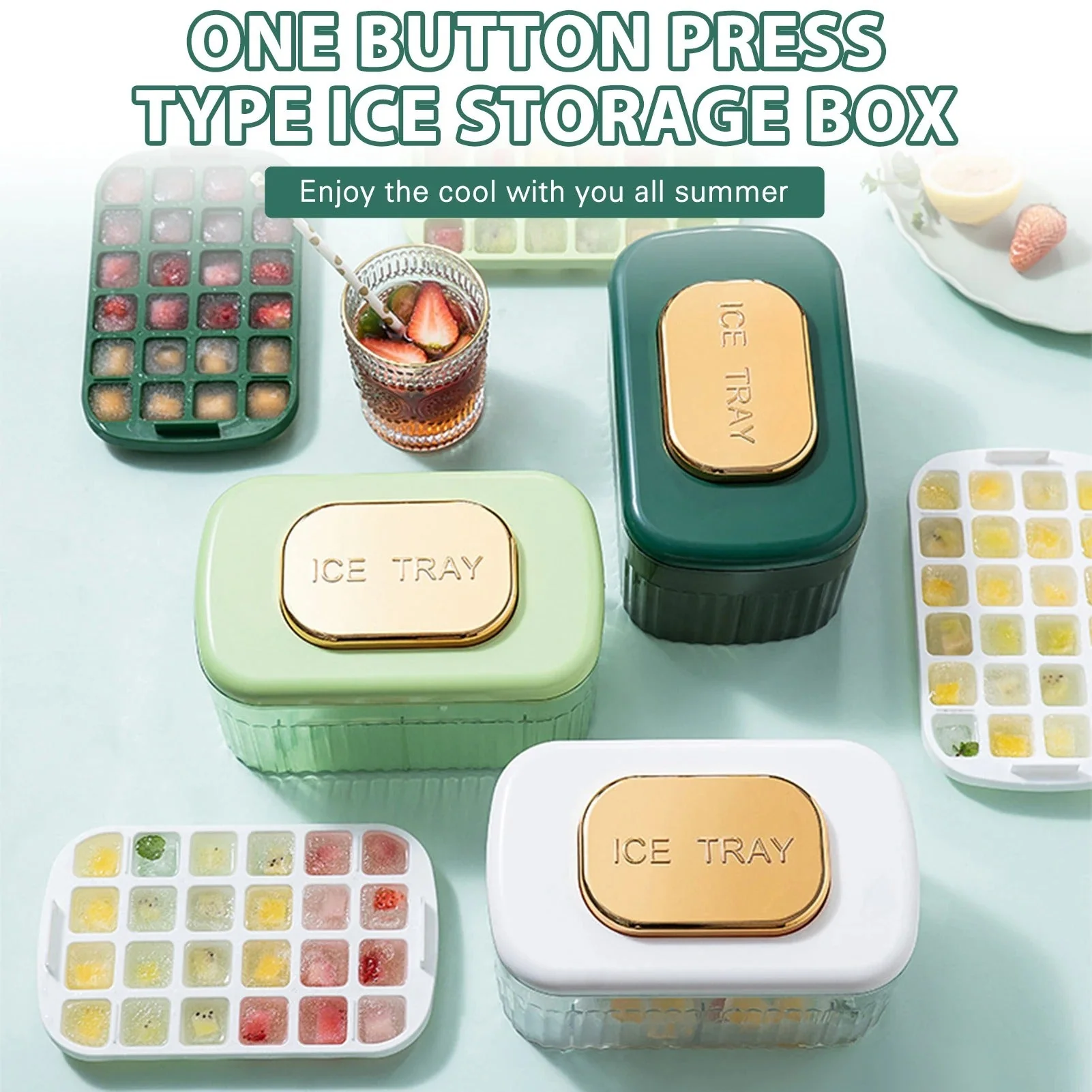 One-Press Ice Cube Maker Box - Image 3