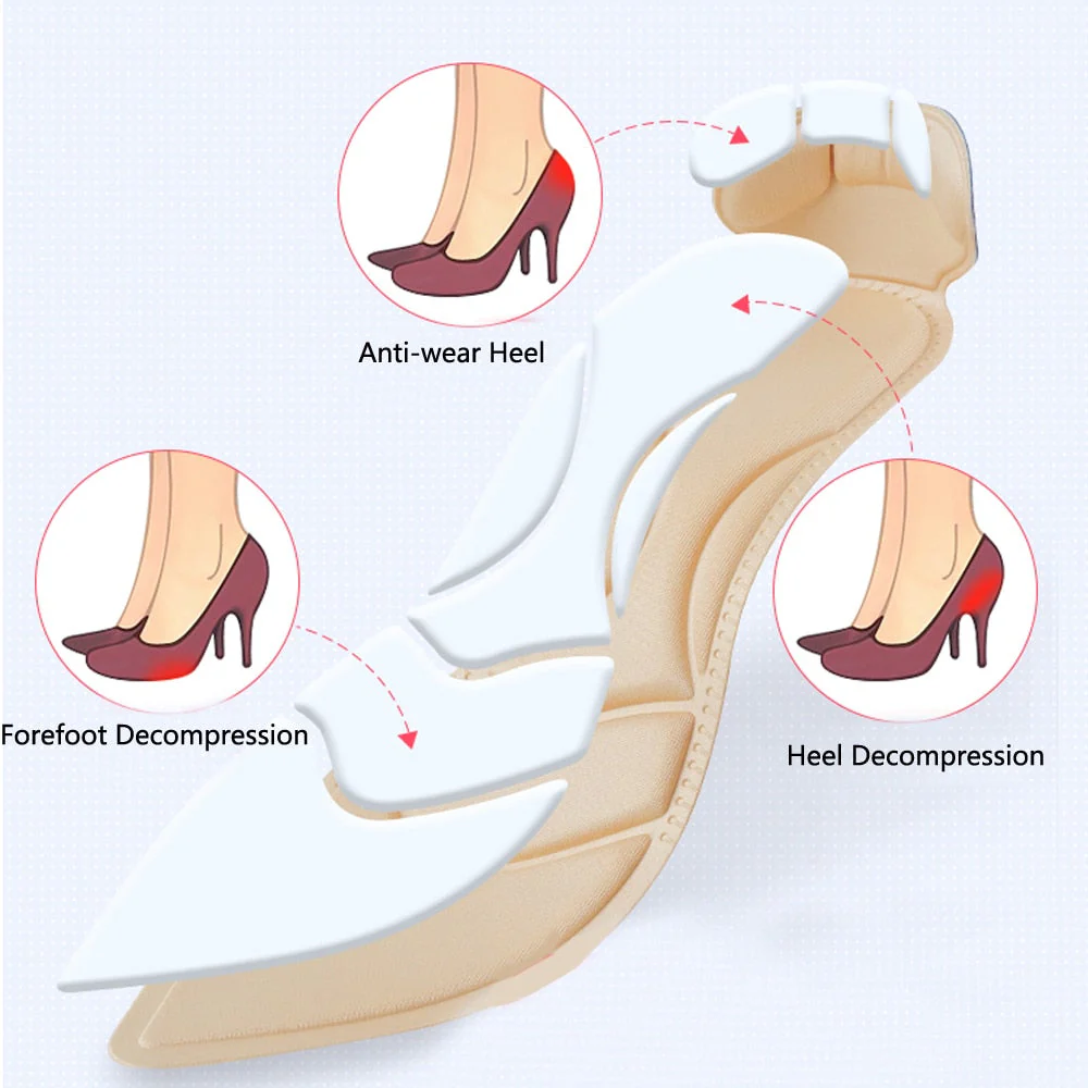Orthopedic Memory Foam Comfy High Heels Insoles - Image 7