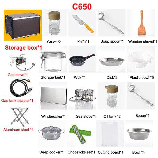 Outdoor Foldable Mobile Kitchen - Image 25
