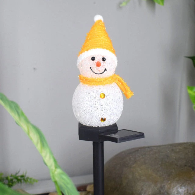 Outdoor LED Solar Snowman Light - Image 10