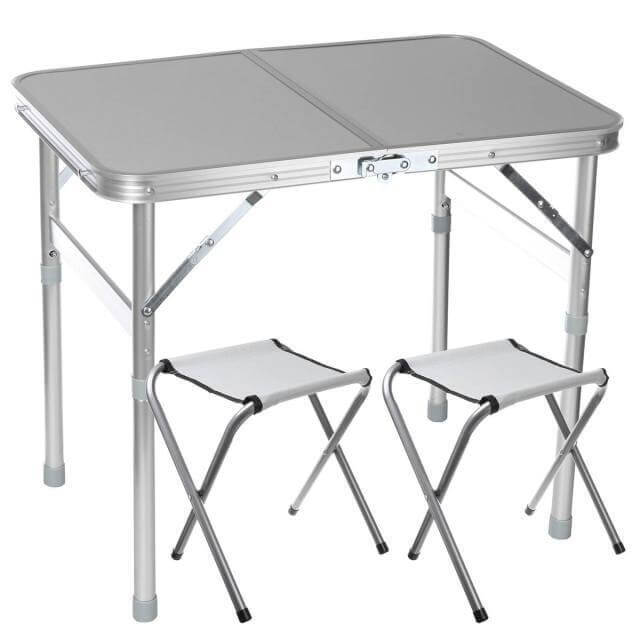 Outdoor Waterproof Adjustable Foldable Picnic Table Set - Image 10