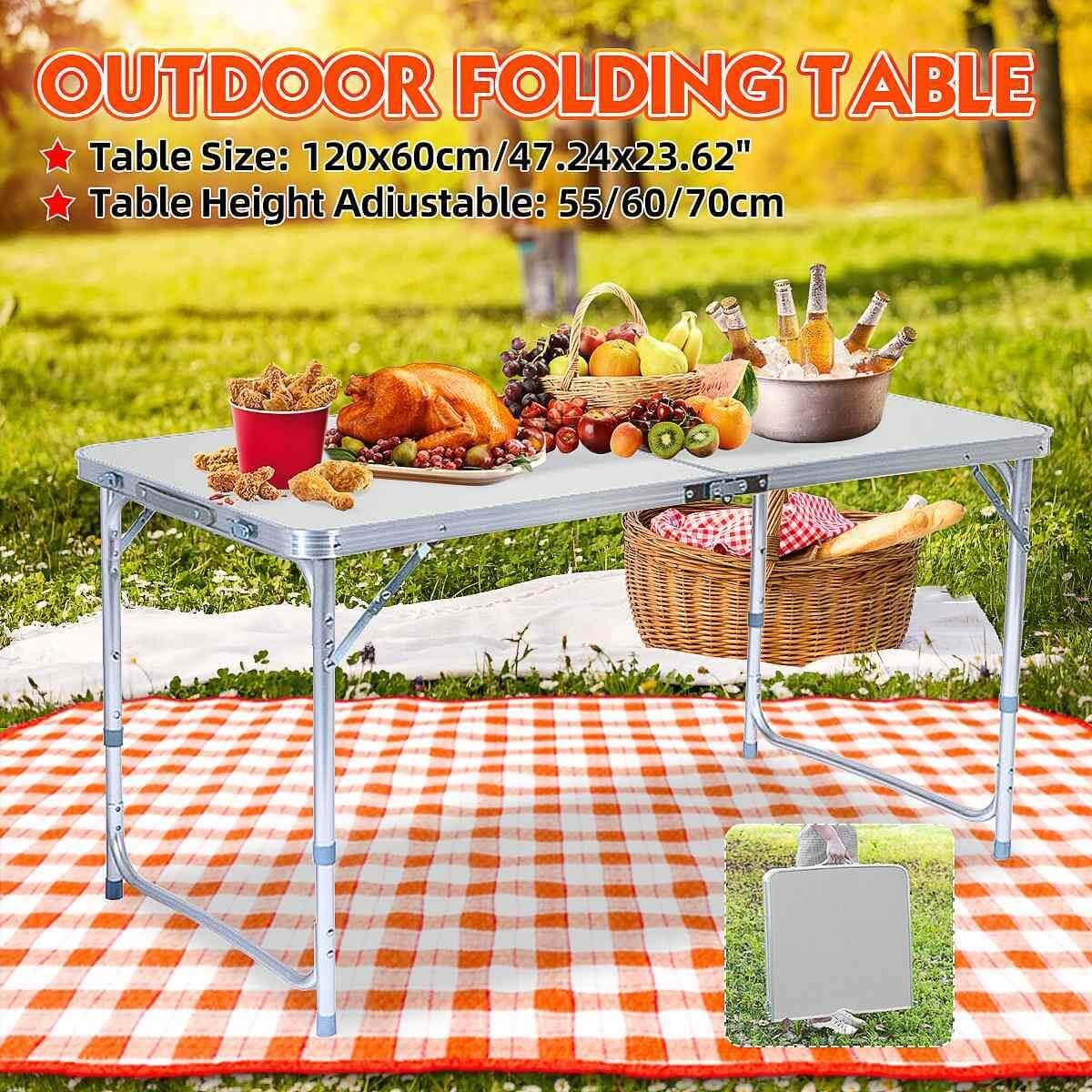 Outdoor Waterproof Adjustable Foldable Picnic Table Set - Image 7