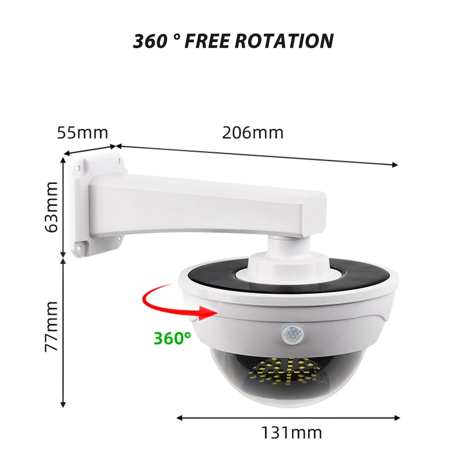 Outdoor Waterproof Solar Dummy Security Camera - Image 3