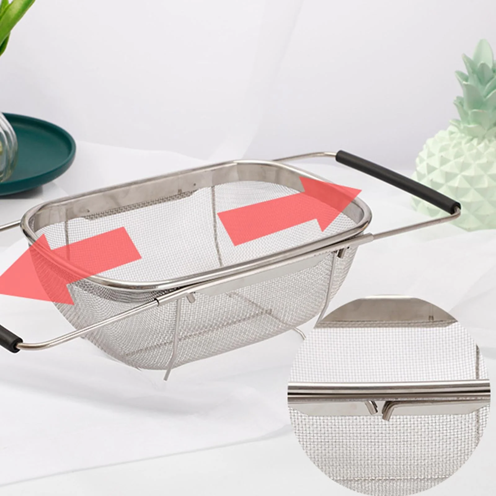 Over The Sink Telescopic Dish Rack - Image 3