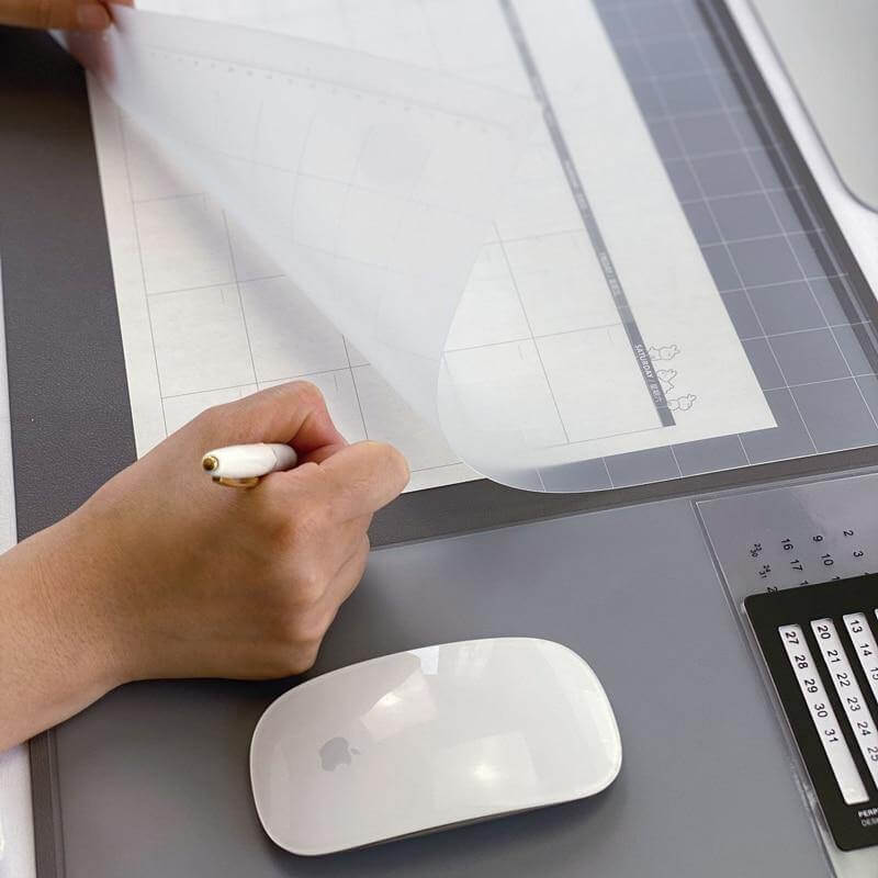 Oversize Business Plan Desk Mat Paper Organizer - Image 3
