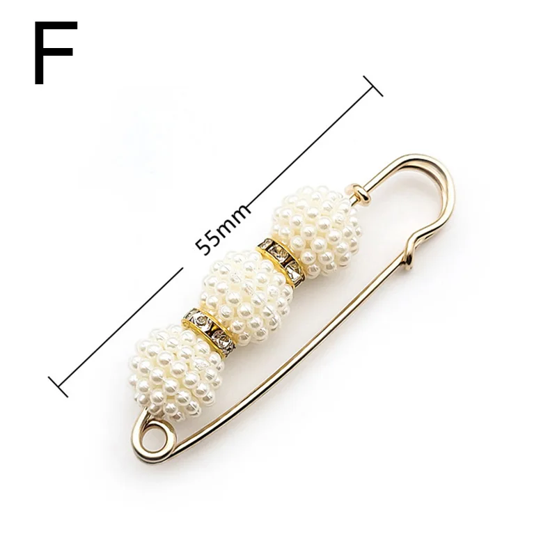 Pearl Charm Button Brooch - Image 10