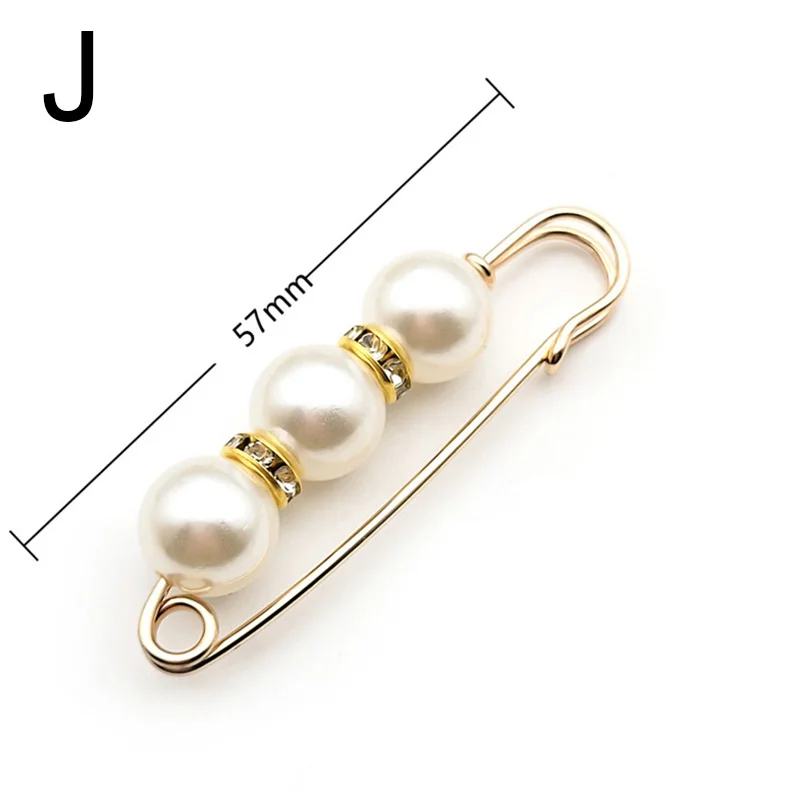 Pearl Charm Button Brooch - Image 13