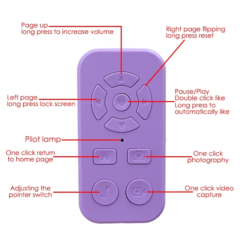 Photo Blast Rechargeable Selfie Bluetooth Remote Controller - Image 7
