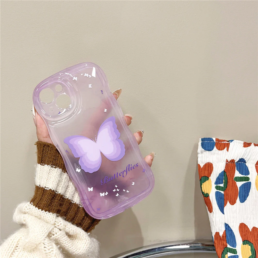 Playful Butterfly Decorated iPhone Case - Image 4