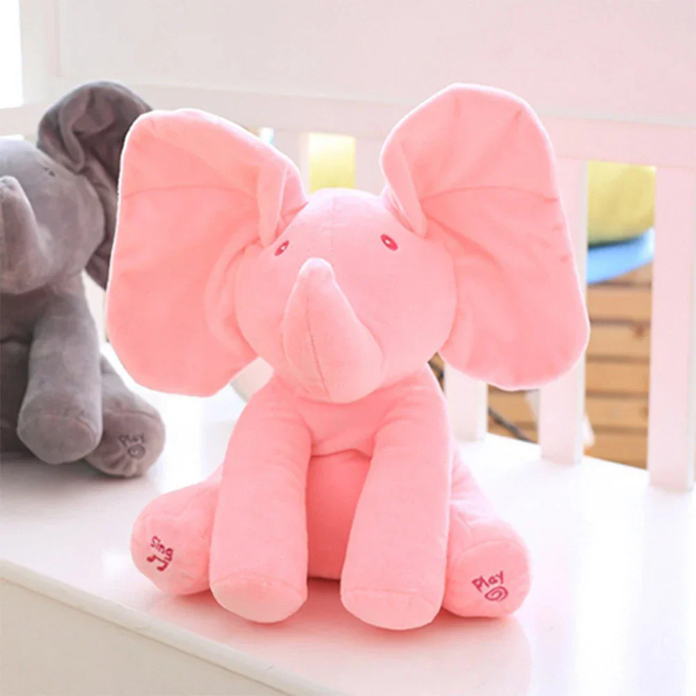 Playful Tunes Electric Hide and Seek Plush Elephant - Image 11
