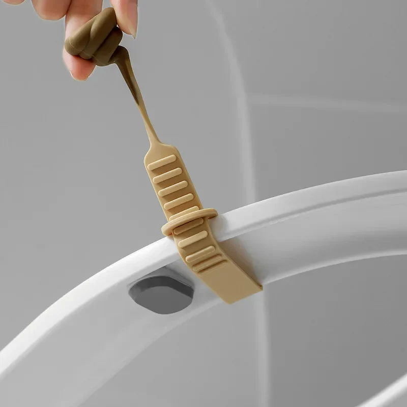 Poop Shape Silicone Toilet Lid Lifter - Image 2
