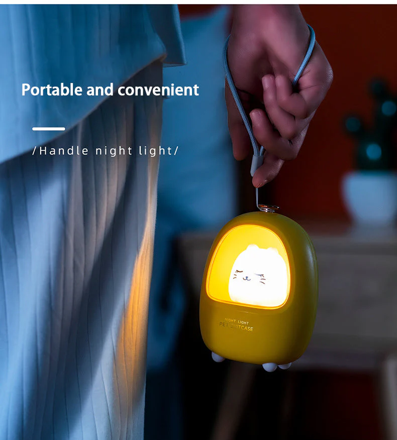 Portable Atmosphere Cute Pet Bedside Night Lamp - Image 3