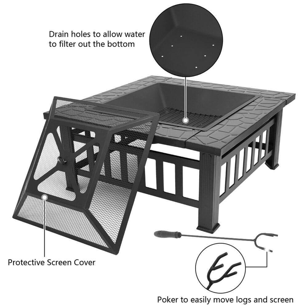 Portable Backyard Fire Pit Table - Image 12
