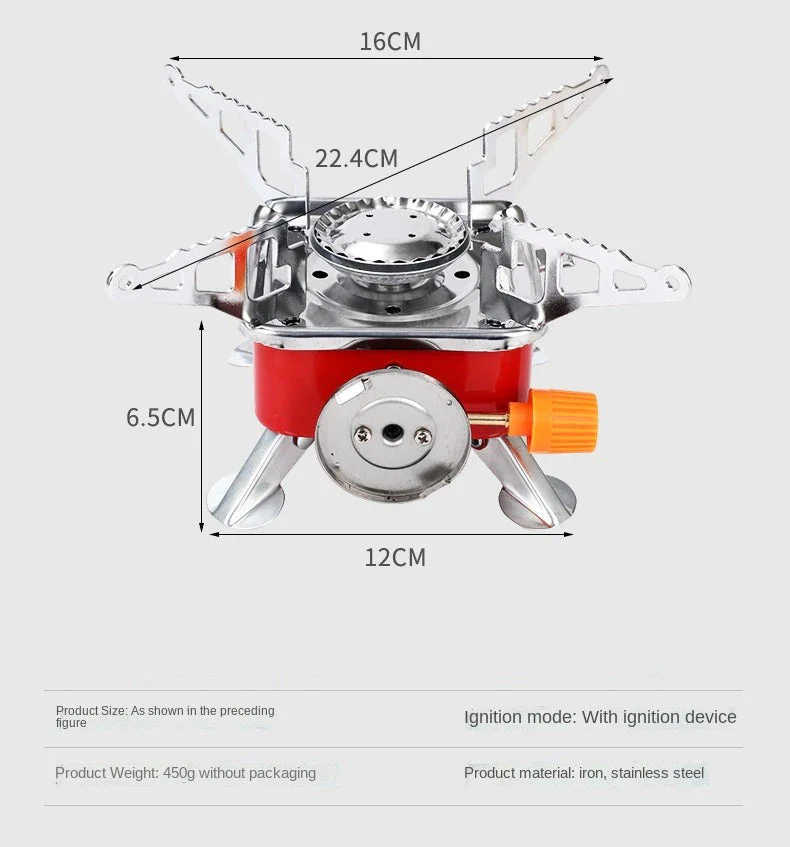 Portable Camping Travel Mini Gas Stove - Image 7