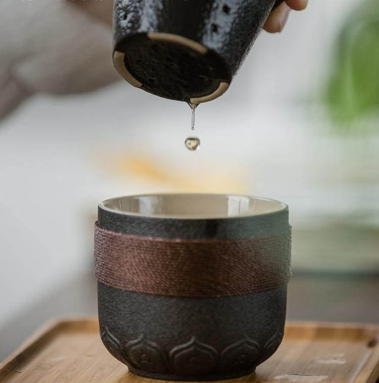 Portable Chinese Kung Fu Ceramic Tea Mug - Image 13