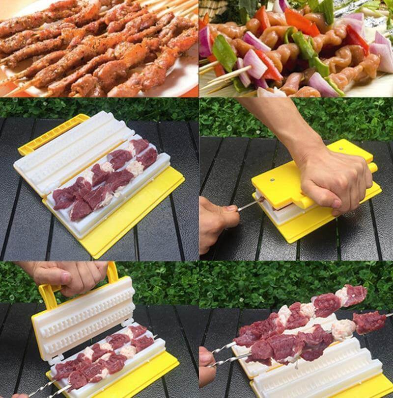 Portable Double BBQ Kebabs Maker - Image 4