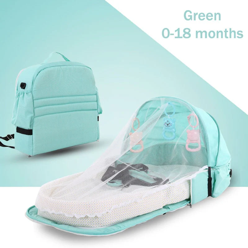 Portable Foldable Crib Baby Nest Backpack - Image 10