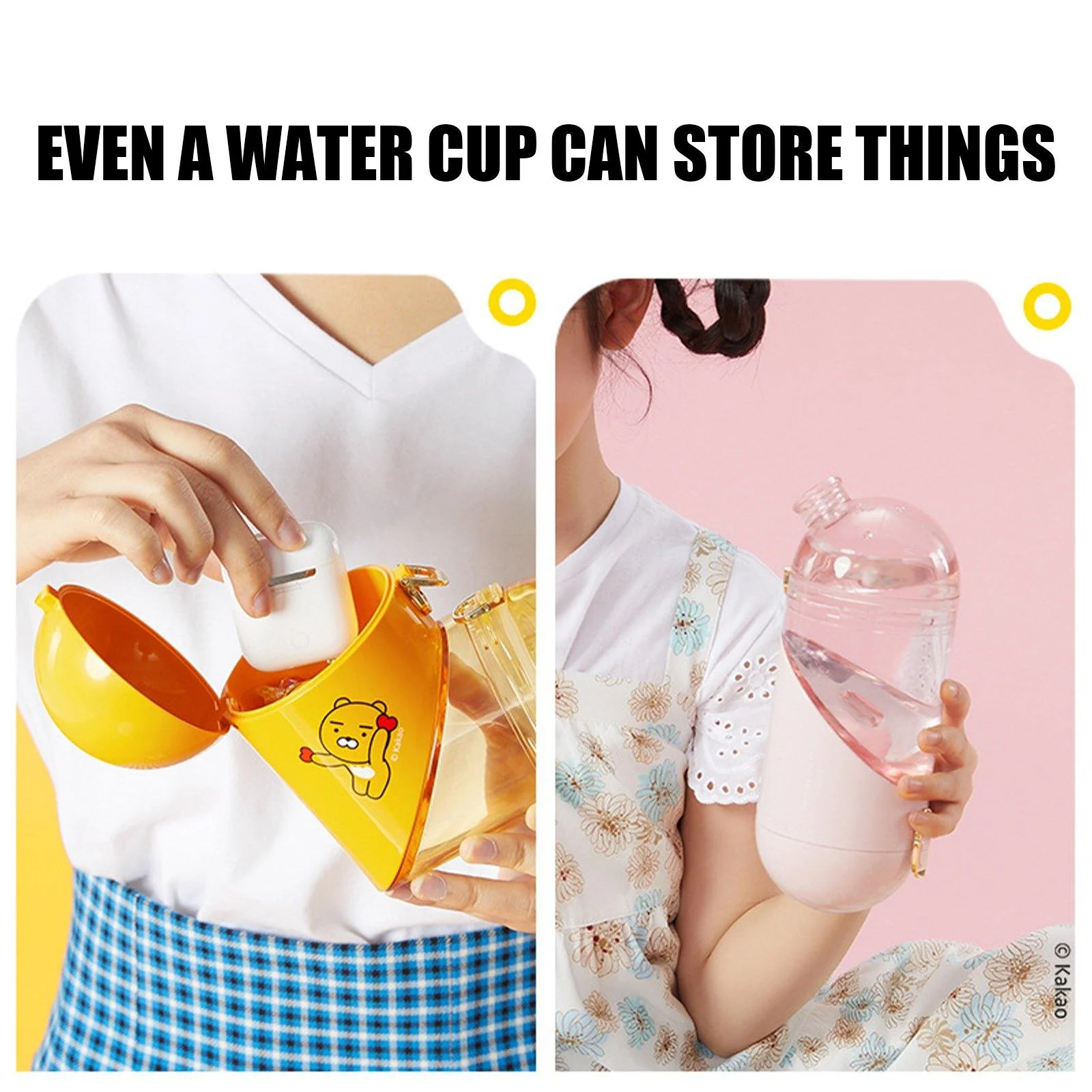 Portable Heart Shaped Storage Mug - Image 3