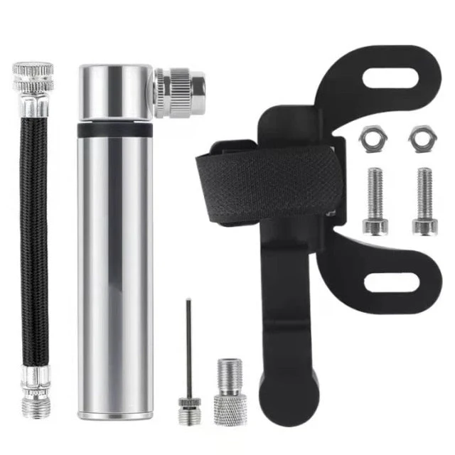 Portable Mini Aluminium Bike Pump - Image 8