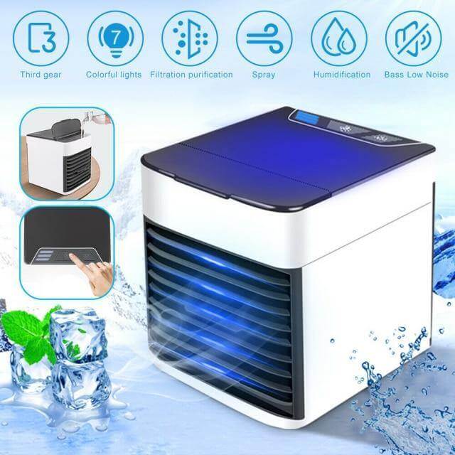 Portable Mini Desktop Humidifier Air Cooler Fan - Image 3