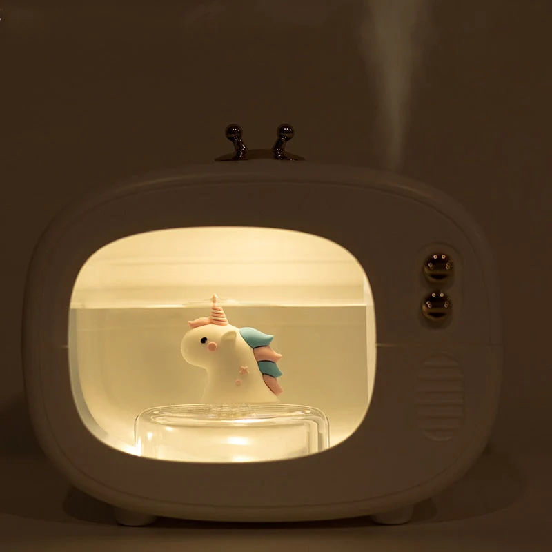 Portable Mini TV USB Humidifier Lamp - Image 3