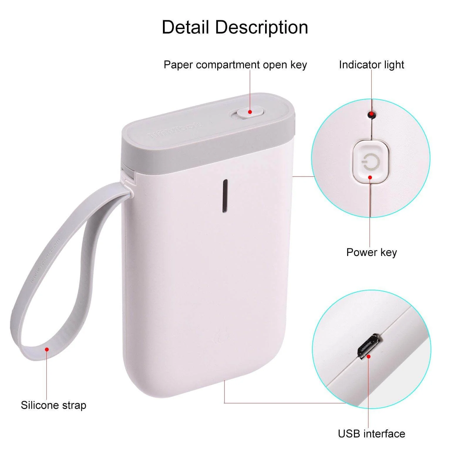 Portable Mini Wireless Label Pocket Printer - Image 8