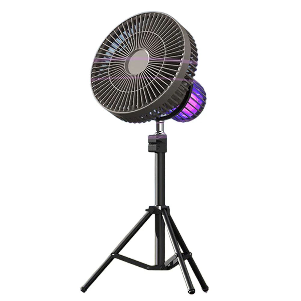 Portable Outdoor Mood Light Rechargeable Fan - Image 6