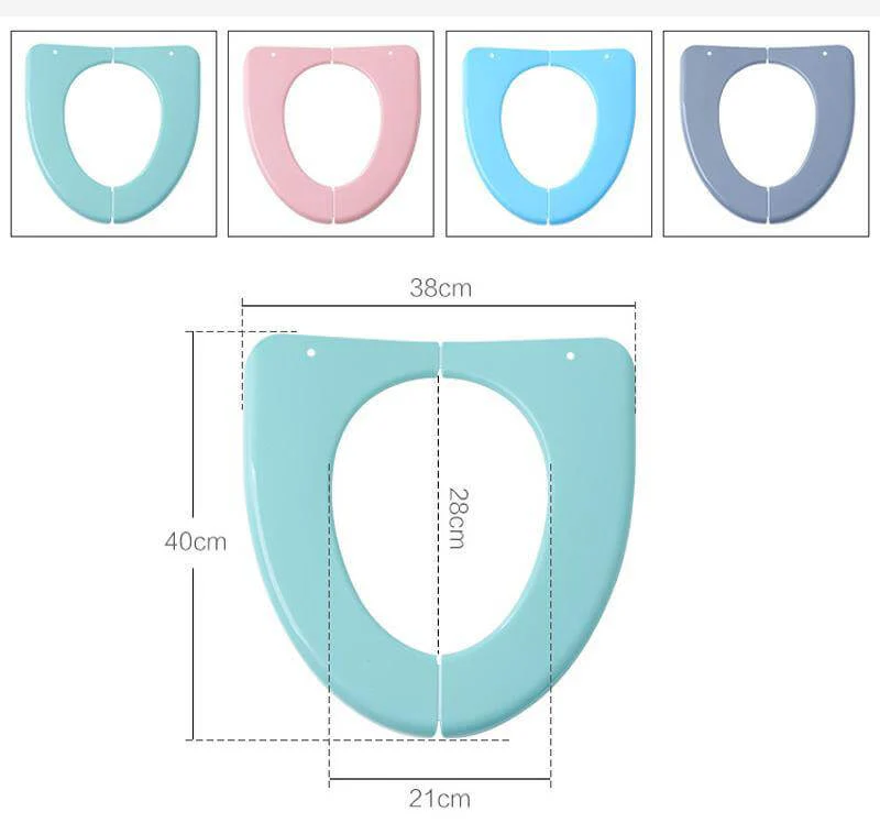 Portable Plastic Toilet Seat Cover - Image 11