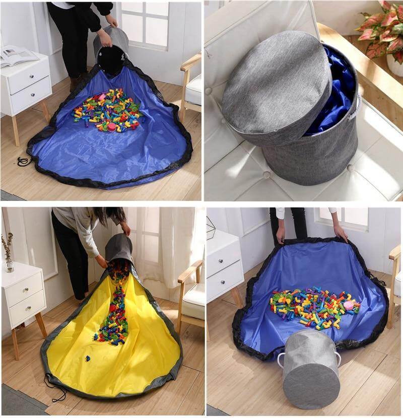 Portable Toy Easy Clean-up Storage Organizer Bag - Image 21