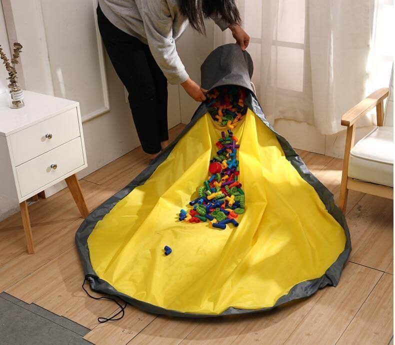 Portable Toy Easy Clean-up Storage Organizer Bag - Image 4