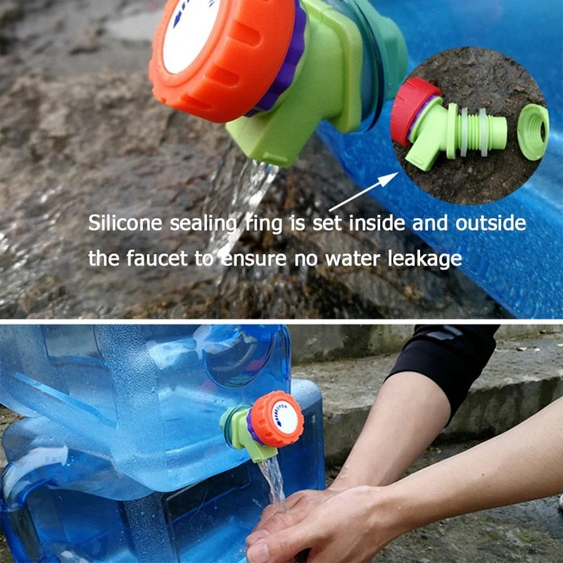 Portable Travel Camping Water Container with Faucet - Image 7