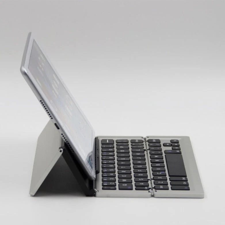 Portable Wireless Foldable Tablet Holder Keyboard - Image 8