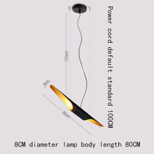Post Modern Creative Bamboo Shell Futuristic Pendant Light - Image 5
