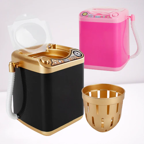 Powder Glow Mini Electric Makeup Brush Washer - Image 2
