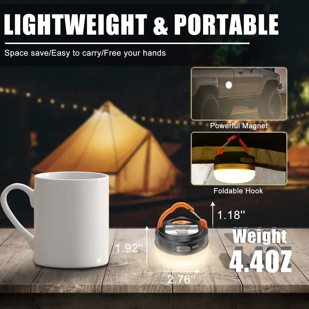 Practical Camping Magnetic LED Rechargeable Light - Image 7