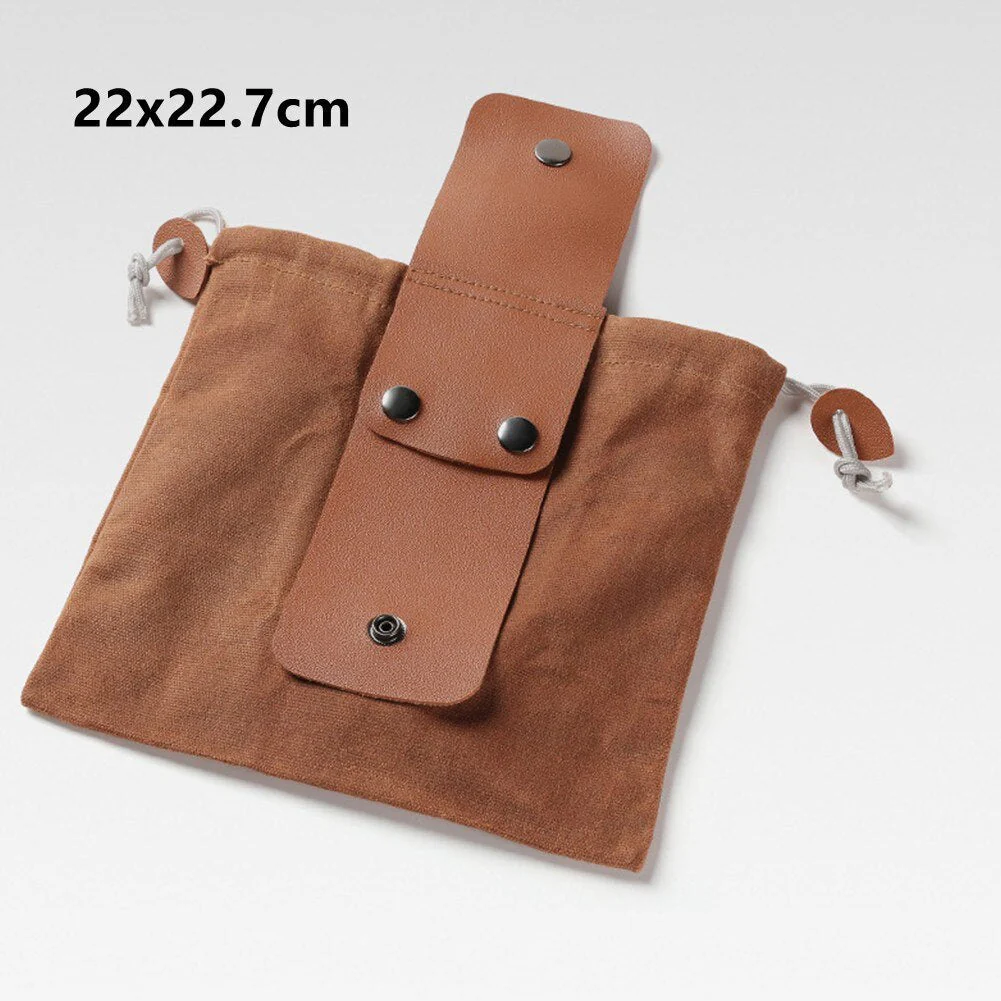 Premium Leather Canvas Hiking Bag - Image 11